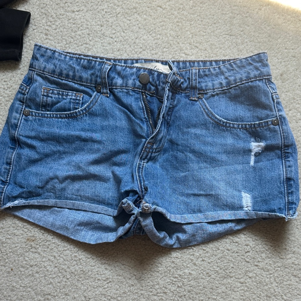 Rip Curl Light Blue Jean Shorts